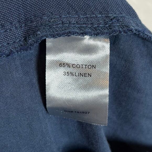 Johnnie-O Men's Wilton Cotton Linen Blend Shorts in Wake NWT Size 38 - Picture 4 of 5